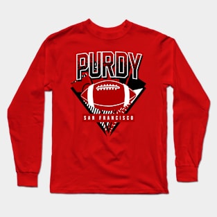 Purdy Retro San Francisco Football Long Sleeve T-Shirt